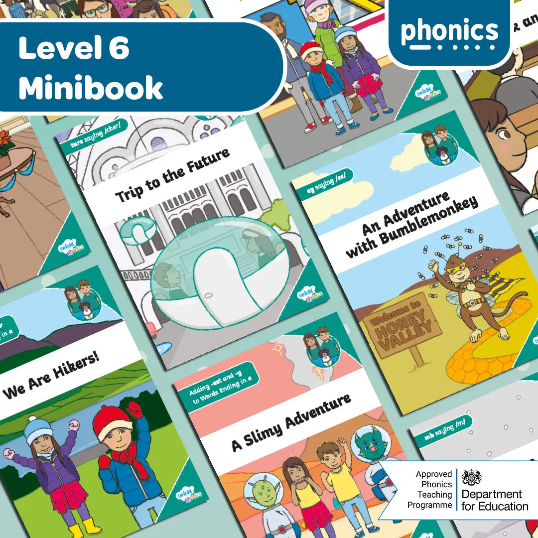 Twinkl Phonics - Level 6 Minibooks Pack