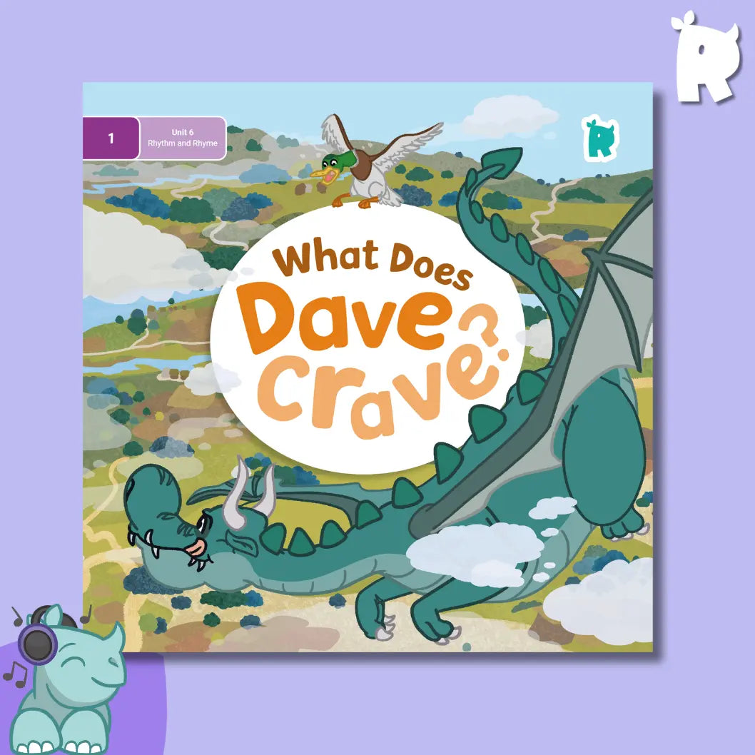 Twinkl Rhino Readers – What Does Dave Crave? (Level 1 / Unit 6)
