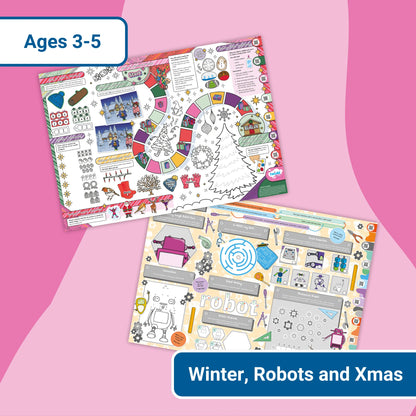 Giant Activity Mat - Winter, Robots and Xmas