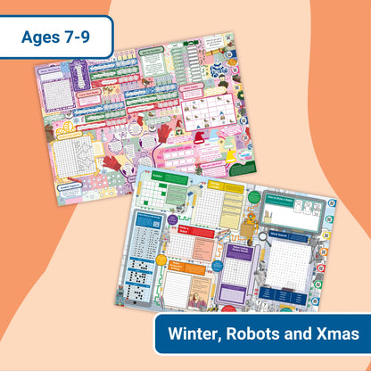 Giant Activity Mat - Winter, Robots and Xmas