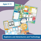 GIANT Activity Mat - Explorers and Adventurers and Technology - Twinkl Educational Publishing