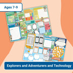 GIANT Activity Mat - Explorers and Adventurers and Technology - Twinkl Educational Publishing