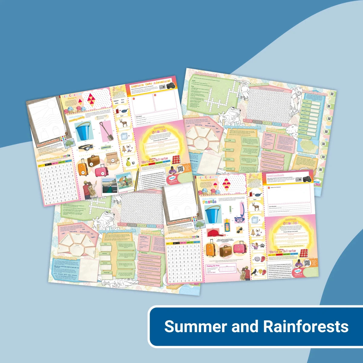 Giant Activity Mat - Summer and Rainforests - Twinkl Educational Publishing