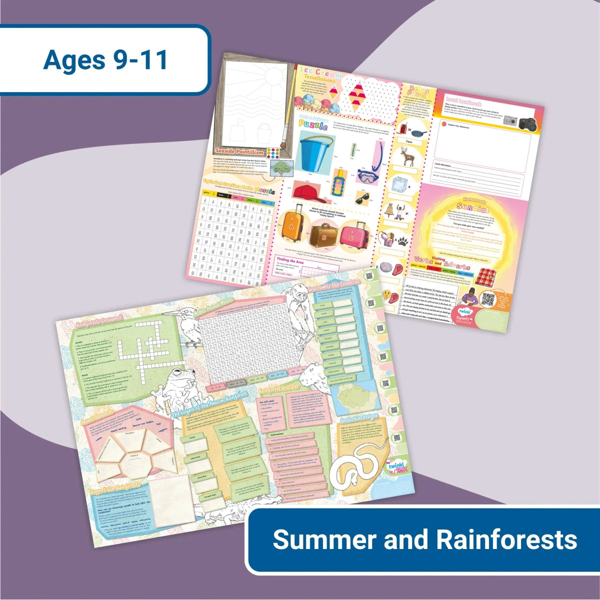 Giant Activity Mat - Summer and Rainforests - Twinkl Educational Publishing