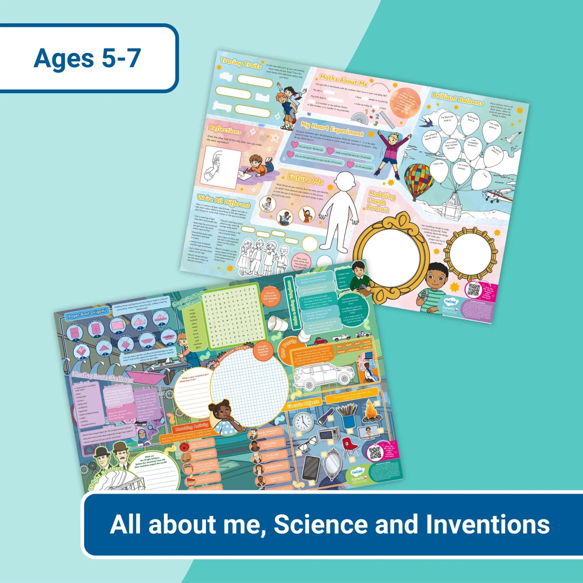 Giant Activity Mats - All About Me, Science and Inventions - Twinkl Educational Publishing