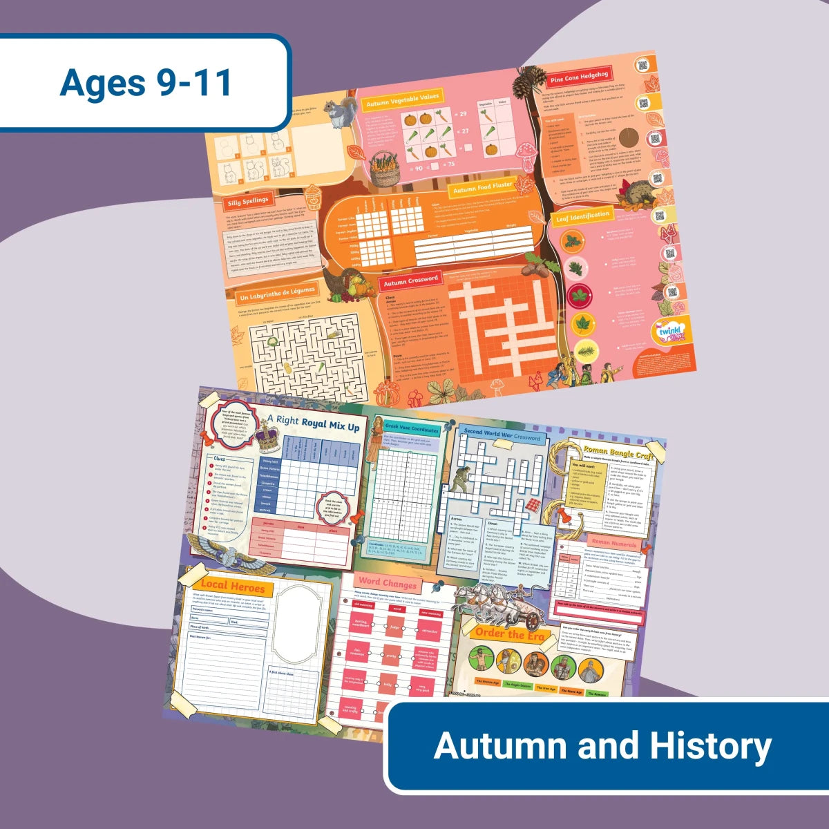 Giant Activity Mats - Autumn and History - Twinkl Educational Publishing