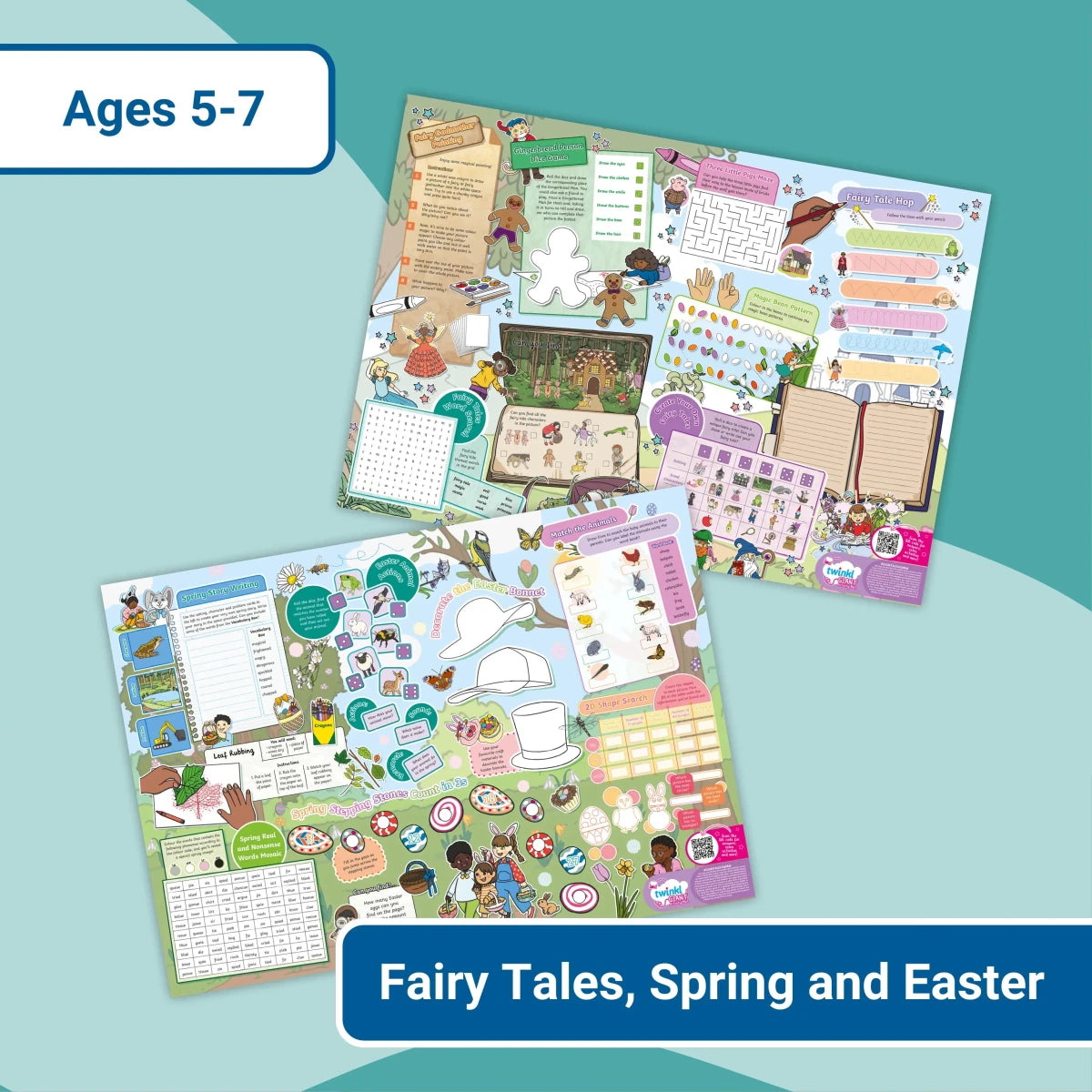 Giant Activity Mats - Fairy Tales, Spring and Easter - Twinkl Educational Publishing
