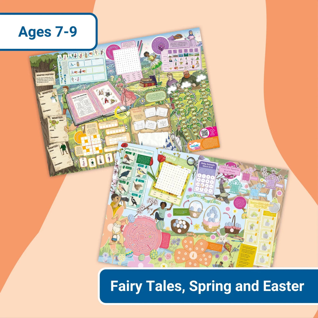 Giant Activity Mats - Fairy Tales, Spring and Easter - Twinkl Educational Publishing