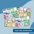 Giant Activity Mats - Monsters and Fairy Tales - Twinkl Educational Publishing
