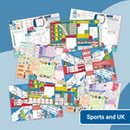 Giant Activity Mats - Sports and United Kingdom - Twinkl Educational Publishing