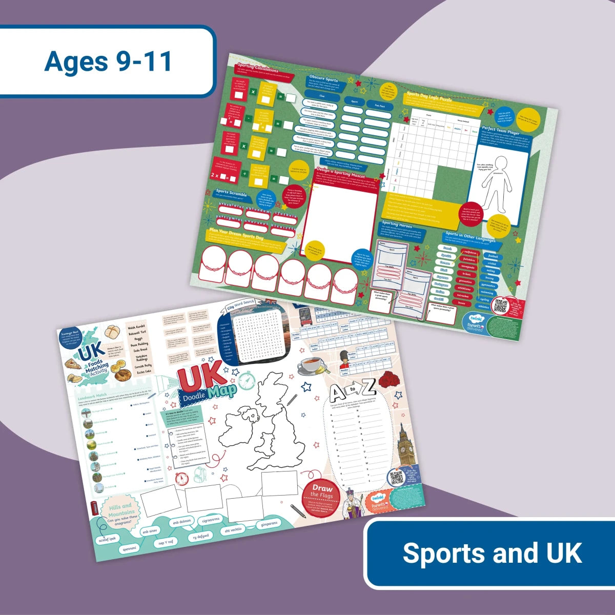 Giant Activity Mats - Sports and United Kingdom - Twinkl Educational Publishing