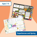 GIANT Activity Mats - Spring & Superheroes - Twinkl Educational Publishing