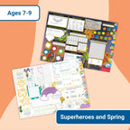 GIANT Activity Mats - Spring & Superheroes - Twinkl Educational Publishing