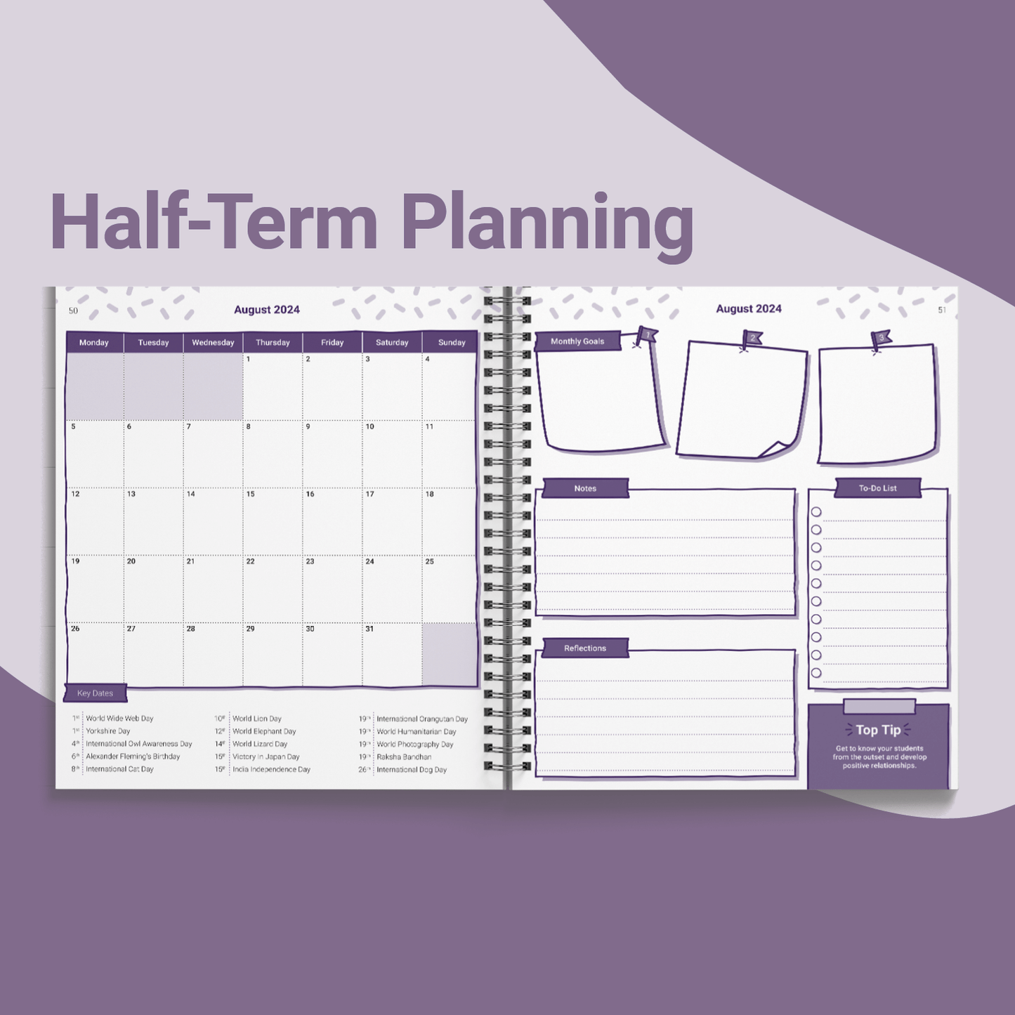 The Twinkl 2024-25 Trainee & ECT Planner