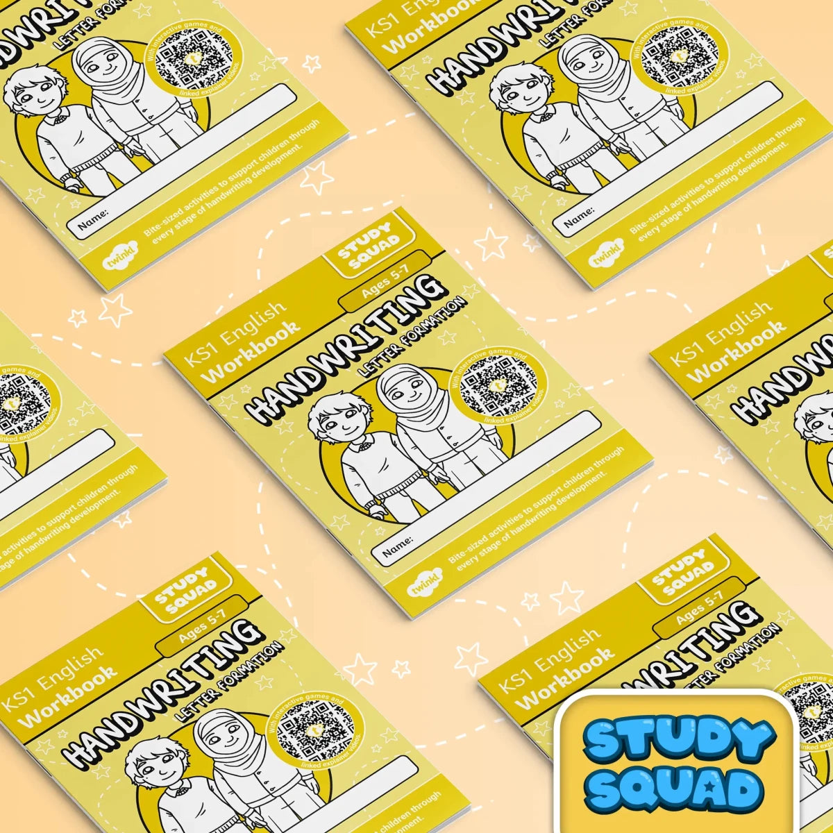 Study Squad - KS1 Handwriting Workbook - Letter Formation - Twinkl Educational Publishing