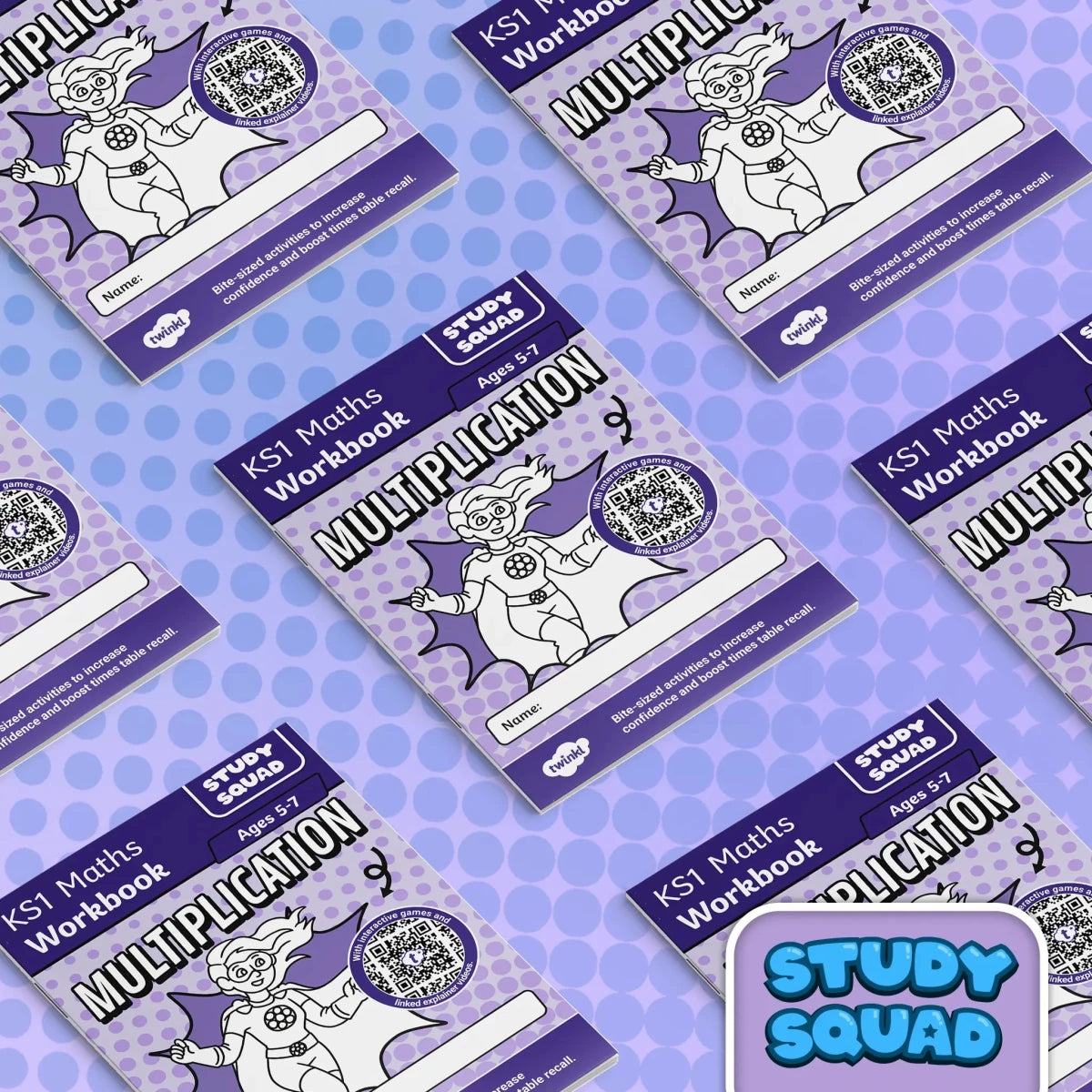Study Squad - KS1 Multiplication Workbook - Twinkl Educational Publishing