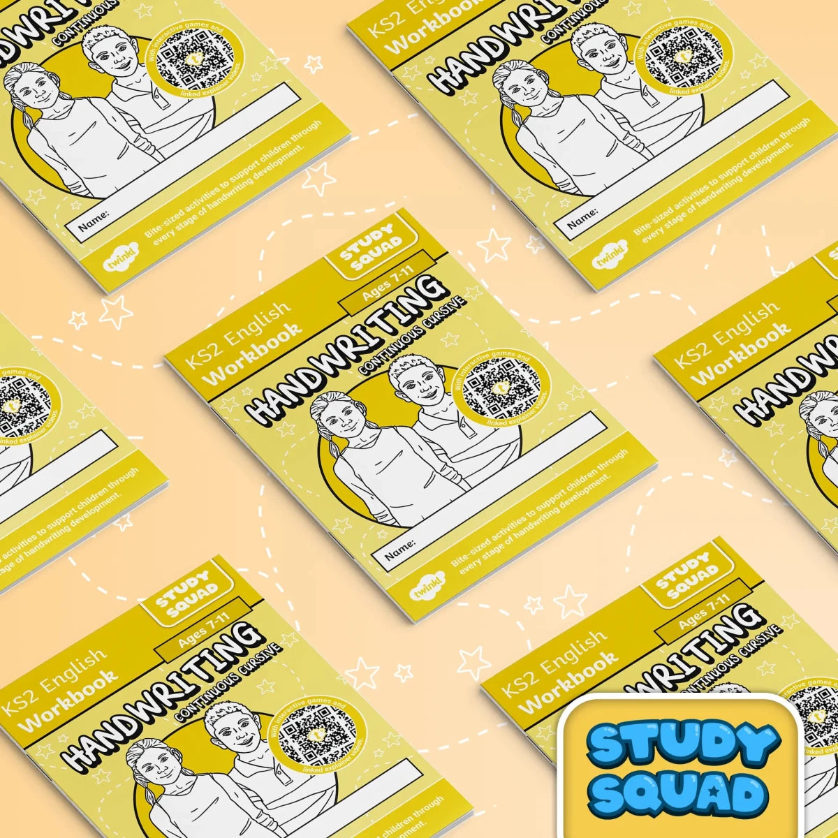 Study Squad - KS2 Handwriting Workbook - Continuous Cursive - Twinkl Educational Publishing
