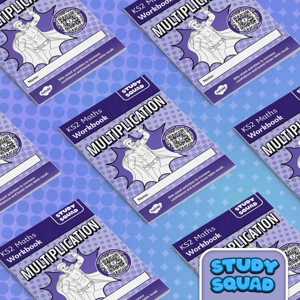 Study Squad - KS2 Multiplication Workbook - Twinkl Educational Publishing