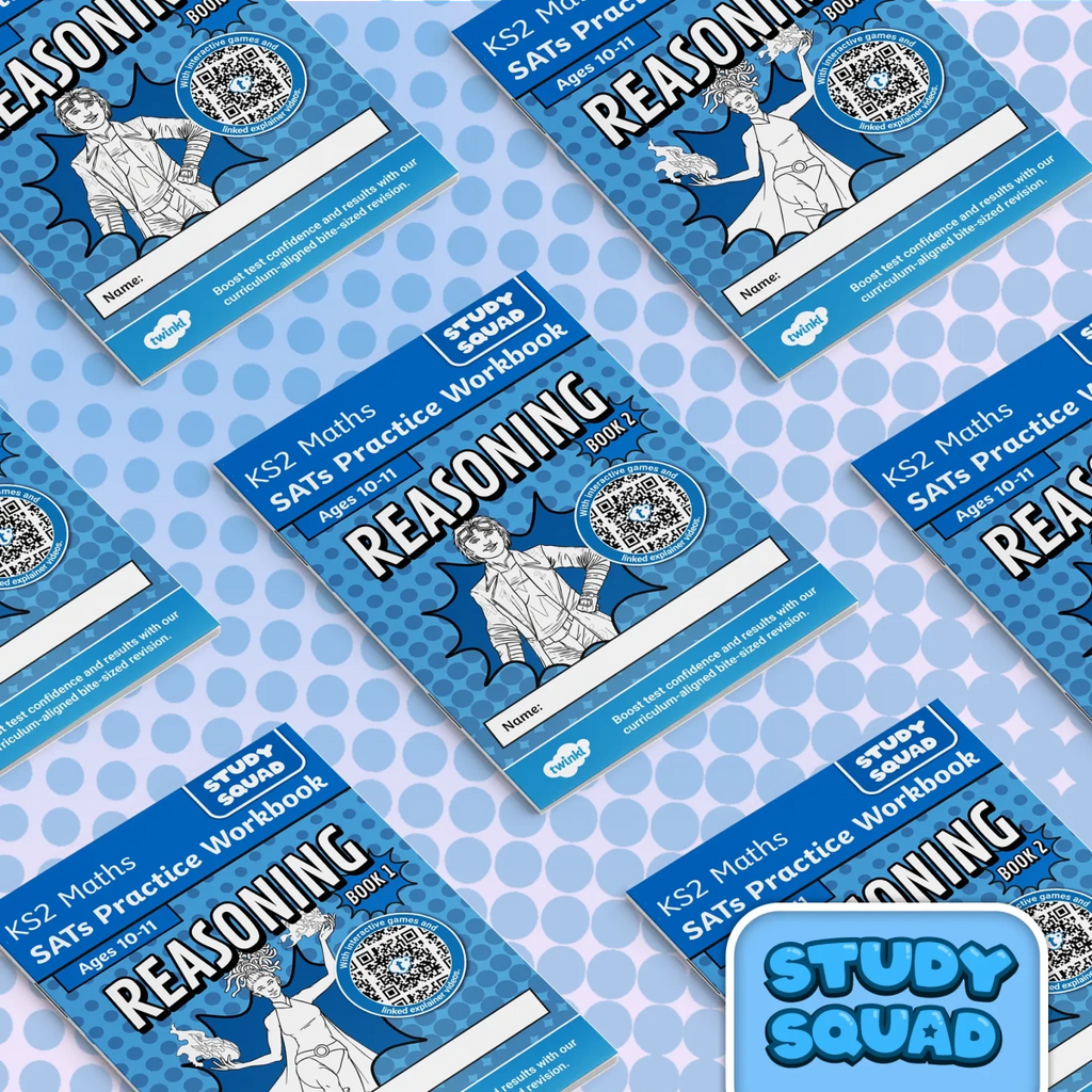 Study Squad - KS2 Reasoning Workbook - Twinkl Educational Publishing