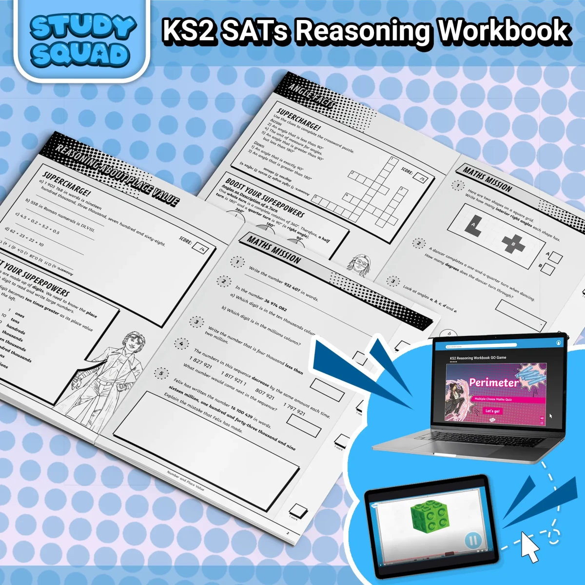 Study Squad - KS2 Reasoning Workbook - Twinkl Educational Publishing