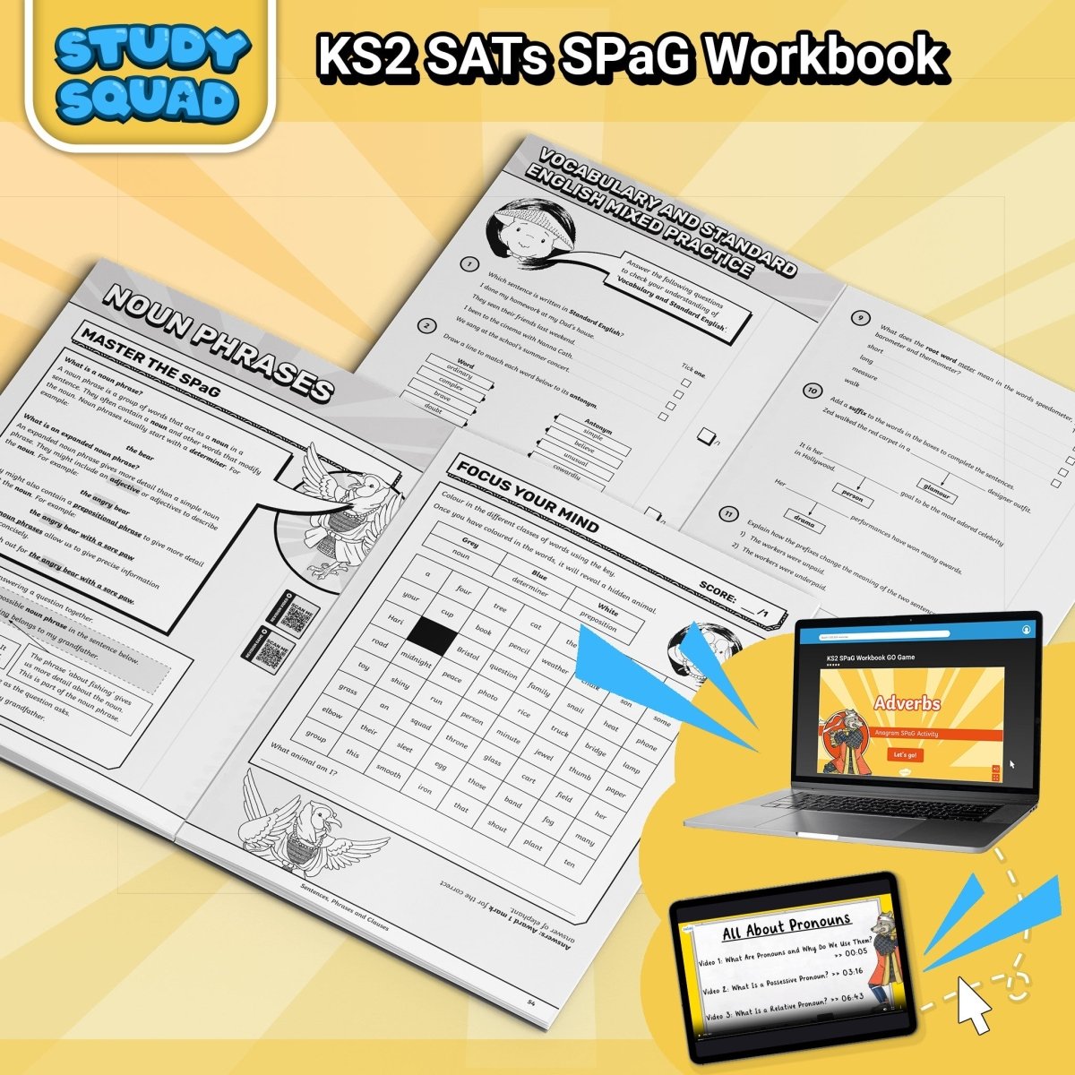 Study Squad - KS2 SPaG Workbook - Twinkl Educational Publishing