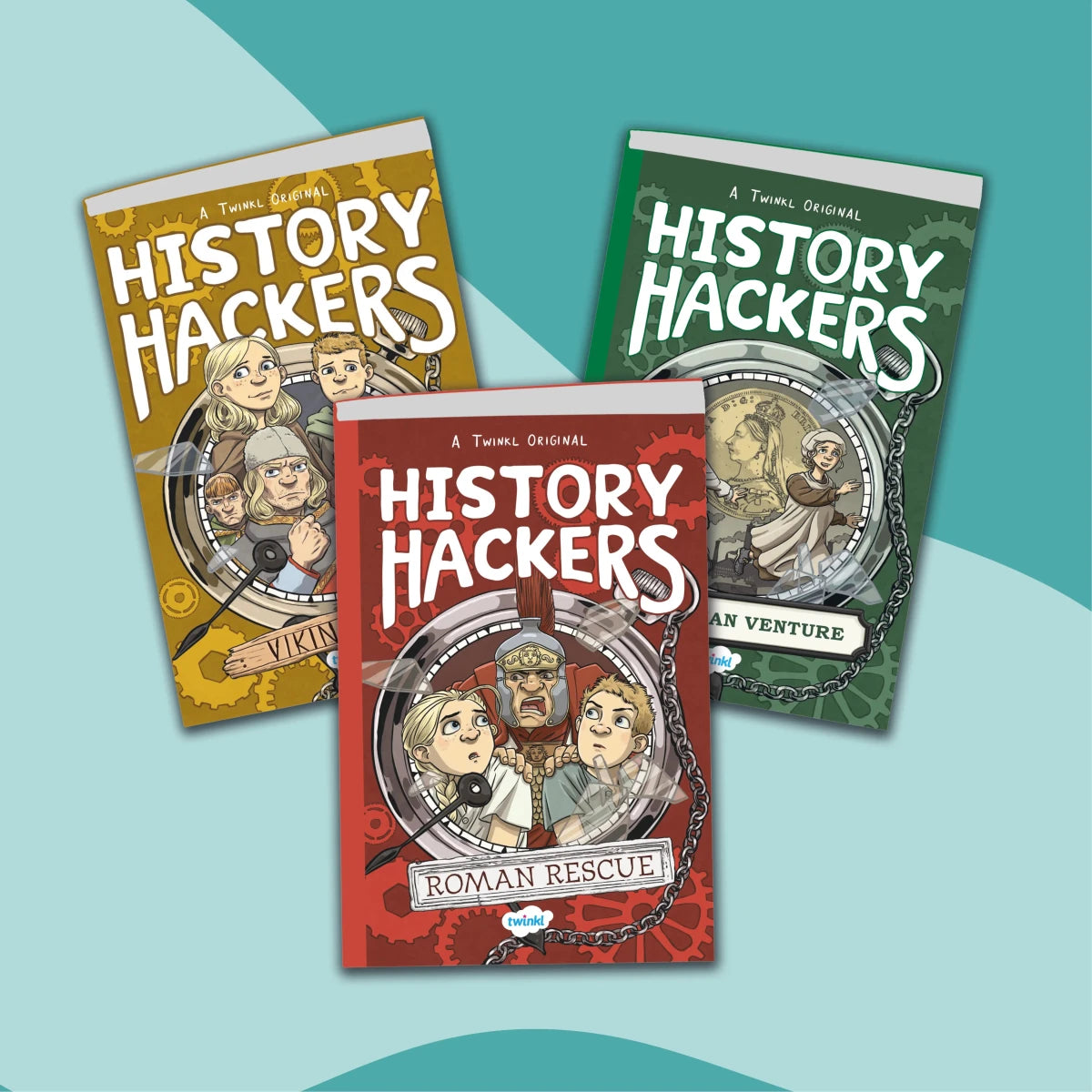 The History Hackers Trilogy (7-11) - Twinkl Educational Publishing