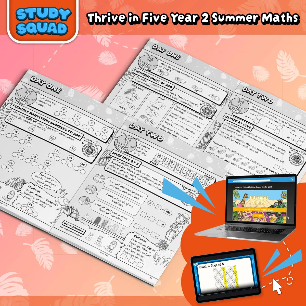 Thrive in Five, Summer Term - Maths Year 2 - Twinkl Educational Publishing