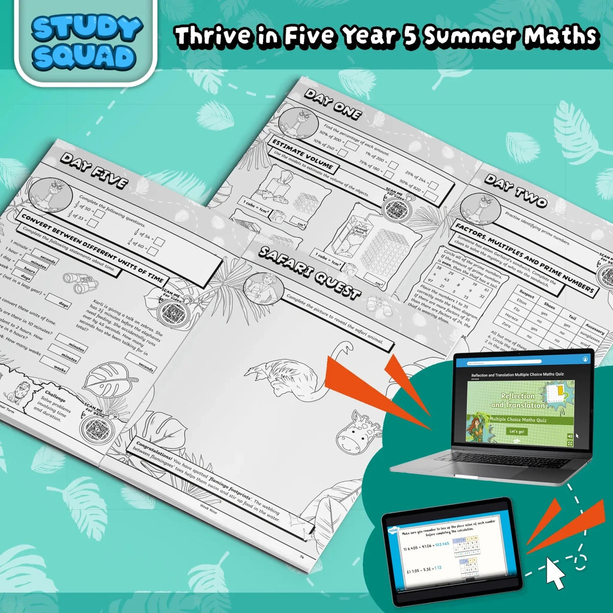 Thrive in Five, Summer Term - Maths Year 5 - Twinkl Educational Publishing