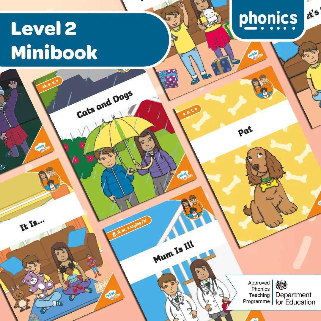 Twinkl Phonics - Level 2 Minibooks Pack - Twinkl Educational Publishing