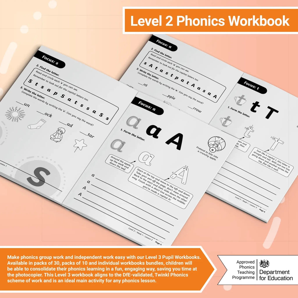 Twinkl Phonics – Level 2 Workbook - Twinkl Educational Publishing