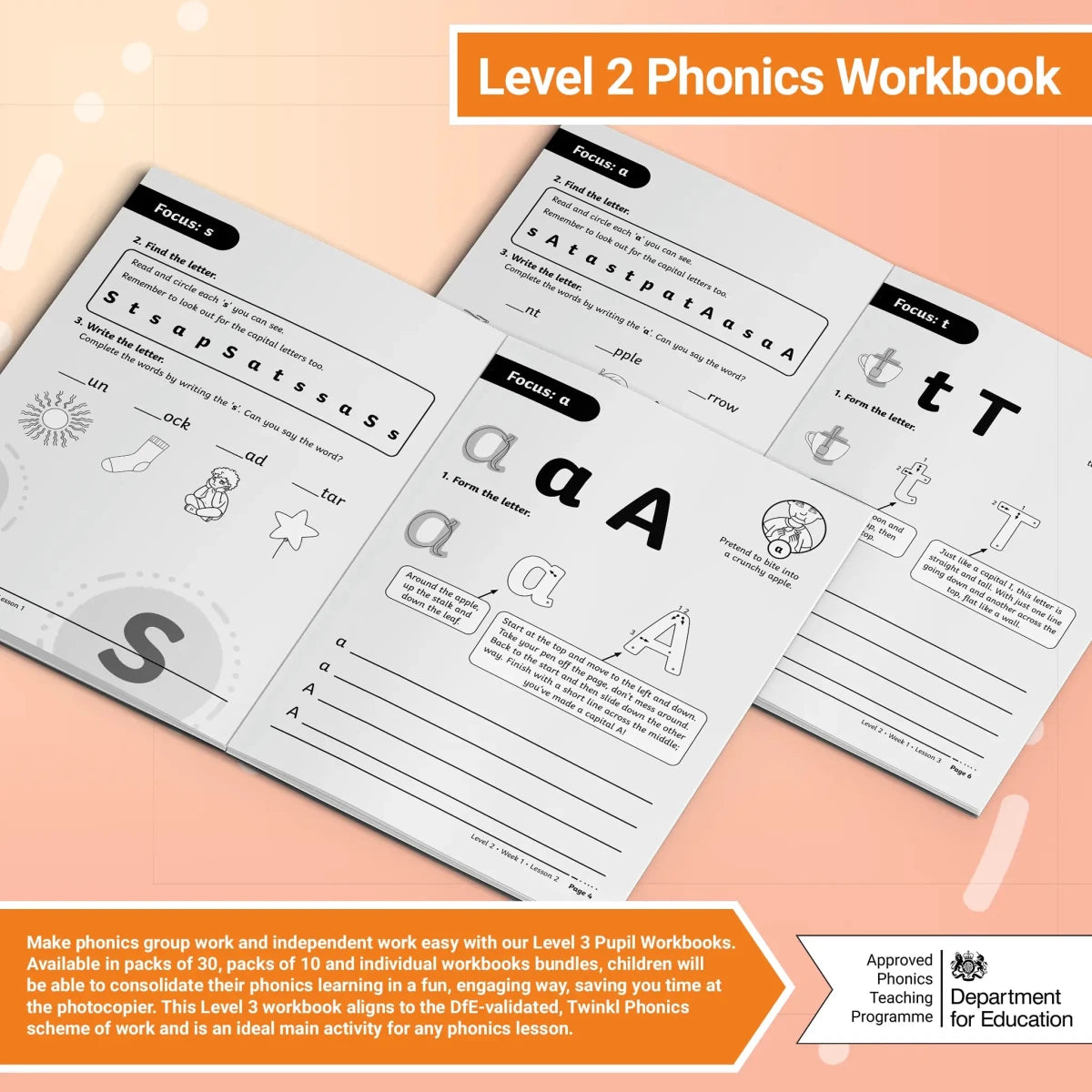 Twinkl Phonics – Level 2 Workbook - Twinkl Educational Publishing