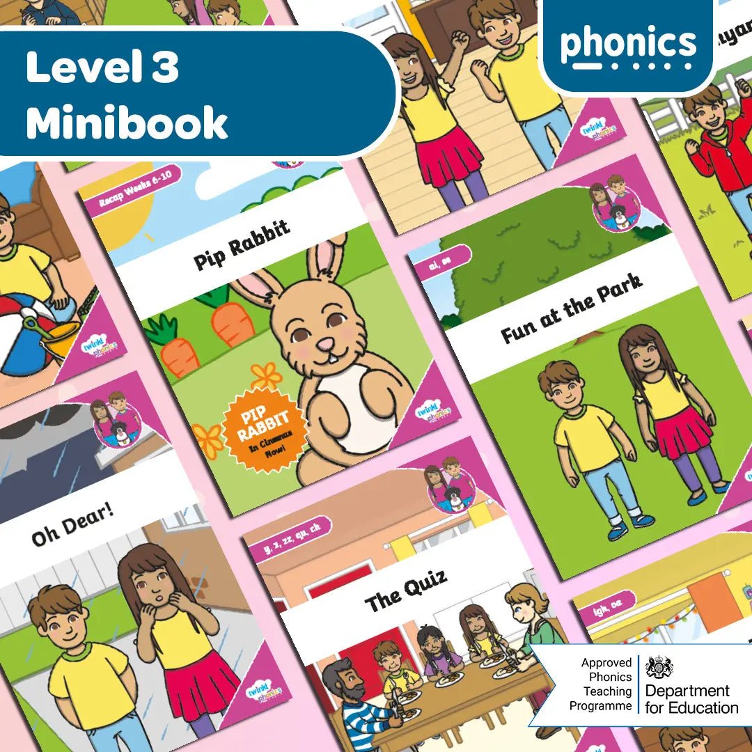Twinkl Phonics - Level 3 Minibooks Pack - Twinkl Educational Publishing