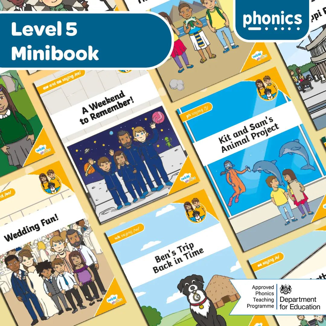 Twinkl Phonics - Level 5 Minibooks Pack - Twinkl Educational Publishing