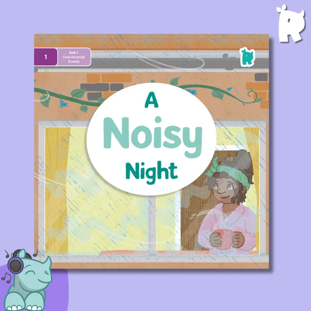 Twinkl Rhino Readers - A Noisy Night (Level 1 / Unit 1) - Twinkl Educational Publishing
