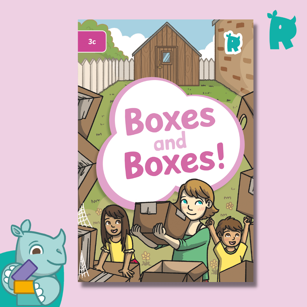 Twinkl Rhino Readers - Boxes and Boxes! (Level 3c) - Twinkl Educational Publishing