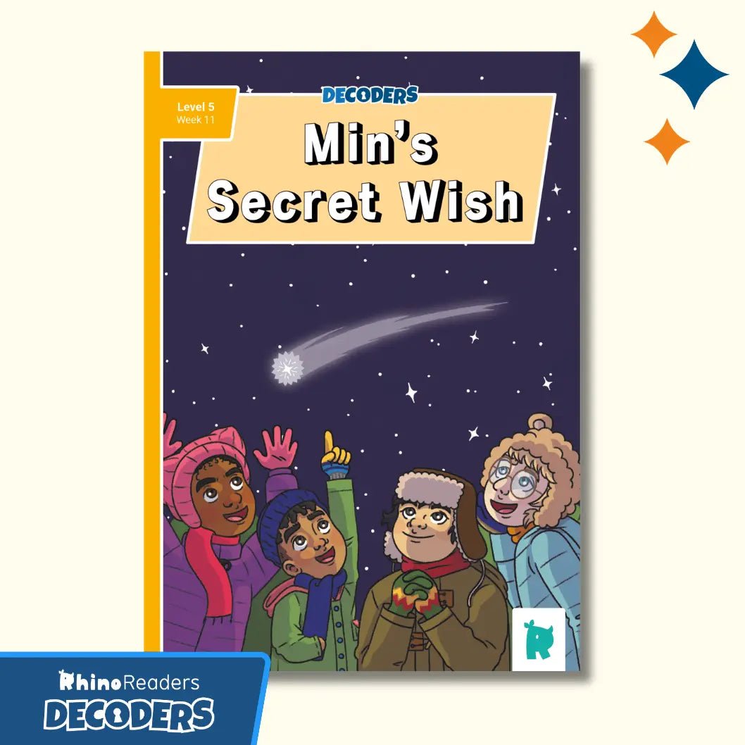 Twinkl Rhino Readers Decoders - Min's Secret Wish (Level 5 / Week 11) - Twinkl Educational Publishing