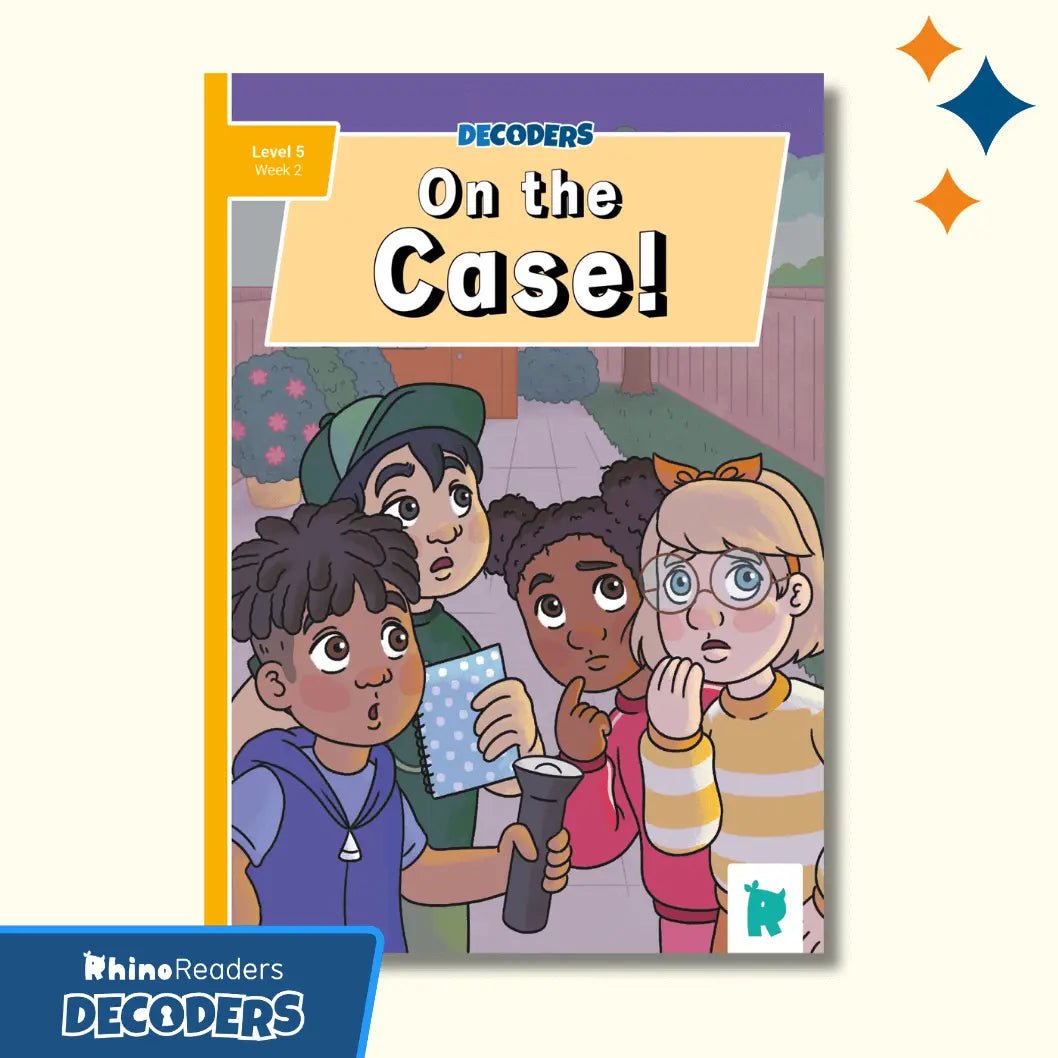 Twinkl Rhino Readers Decoders - On the Case! (Level 5 / Week 2) - Twinkl Educational Publishing