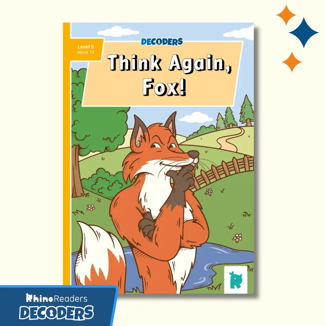 Twinkl Rhino Readers Decoders - Think Again, Fox! (Level 5 / Week 10) - Twinkl Educational Publishing
