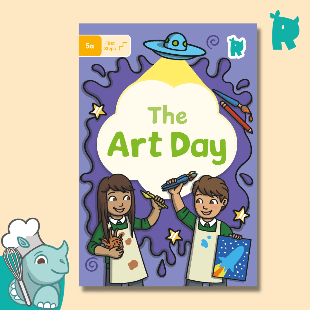 Twinkl Rhino Readers - First Steps: The Art Day - (Level 5a) - Twinkl Educational Publishing