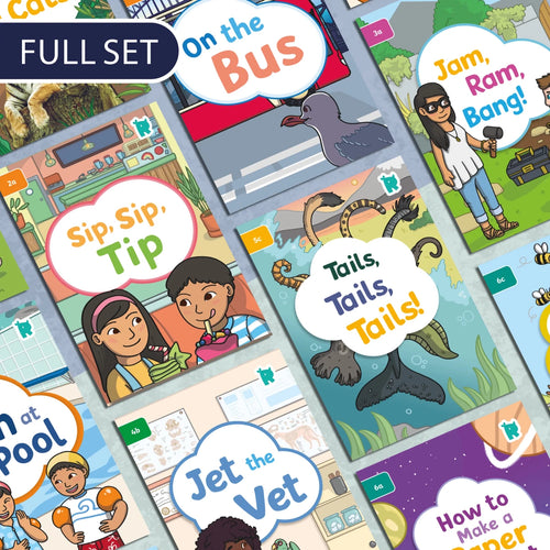 Twinkl Rhino Readers - Full Set of 96 Decodable Books - Level 2-6 - Twinkl Educational Publishing