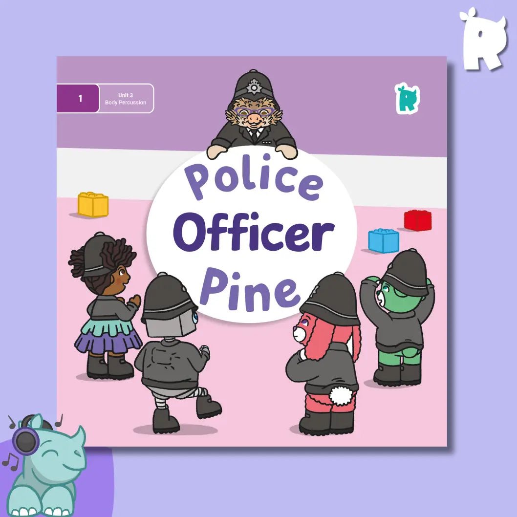 Twinkl Rhino Readers - Police Officer Pine (Level 1 / Unit 3) - Twinkl Educational Publishing