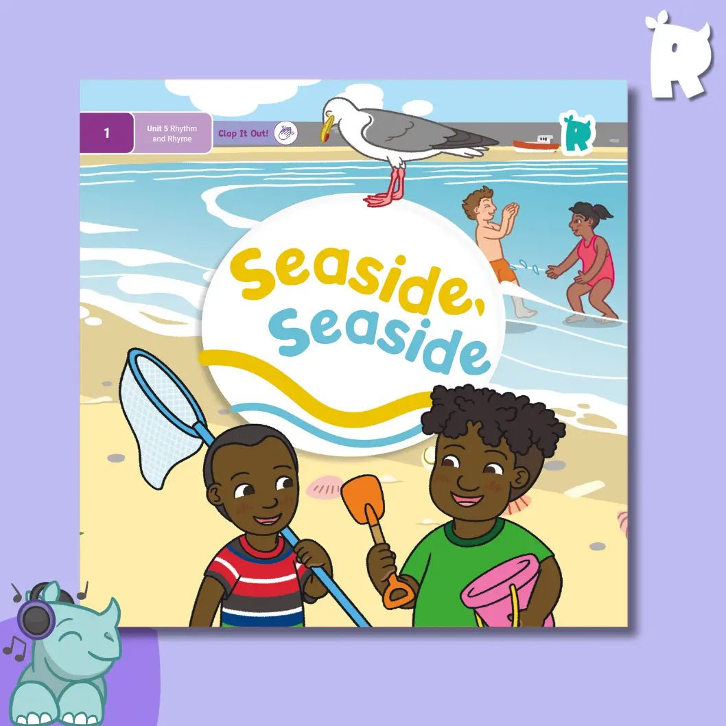 Twinkl Rhino Readers – Seaside, Seaside (Level 1 / Unit 5) - Twinkl Educational Publishing