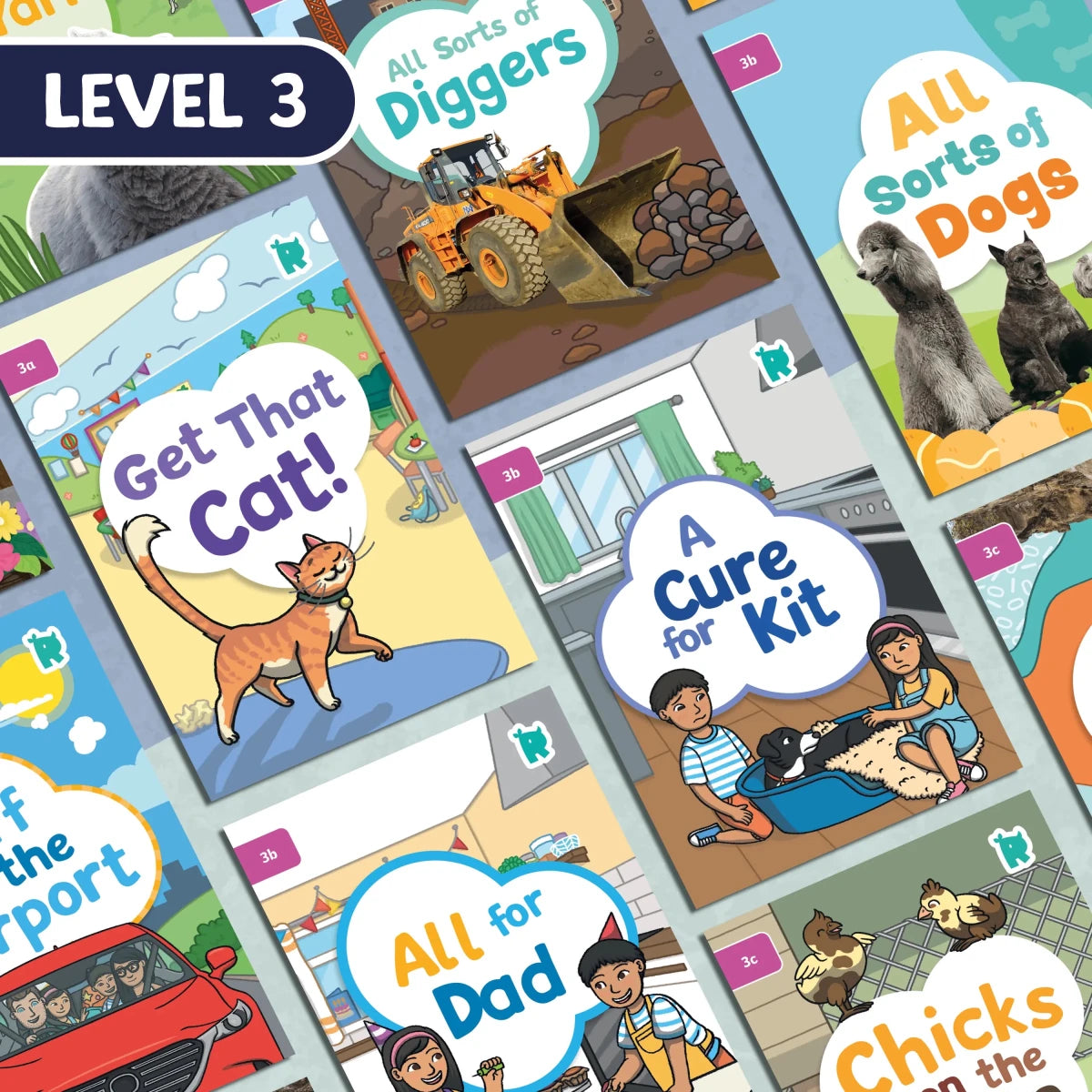 Twinkl Rhino Readers - Set of 18 Decodable Books - Level 3 - Twinkl Educational Publishing
