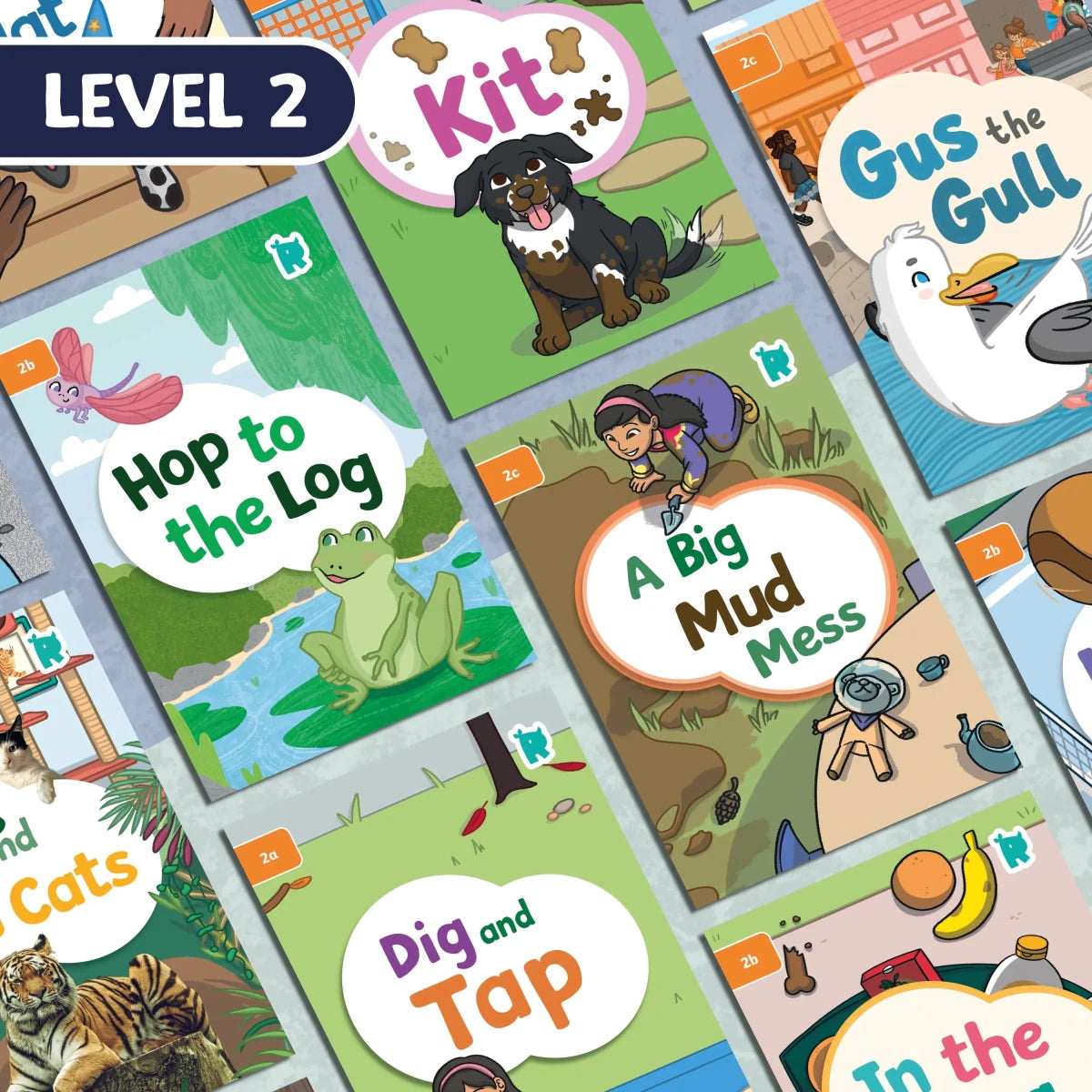 Twinkl Rhino Readers - Set of 24 Decodable Books - Level 2 - Twinkl Educational Publishing