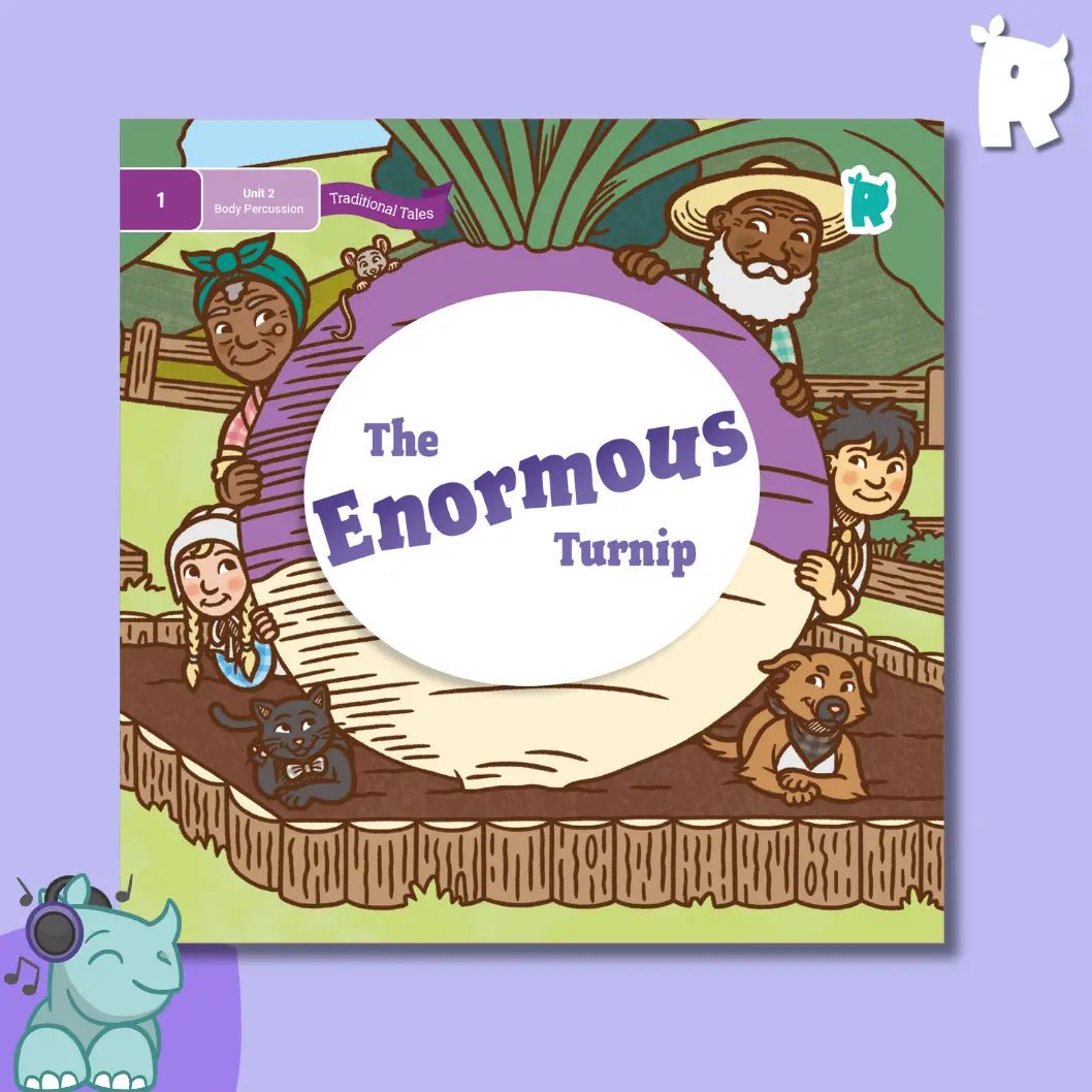 Twinkl Rhino Readers - The Enormous Turnip (Level 1 / Unit 2) - Twinkl Educational Publishing