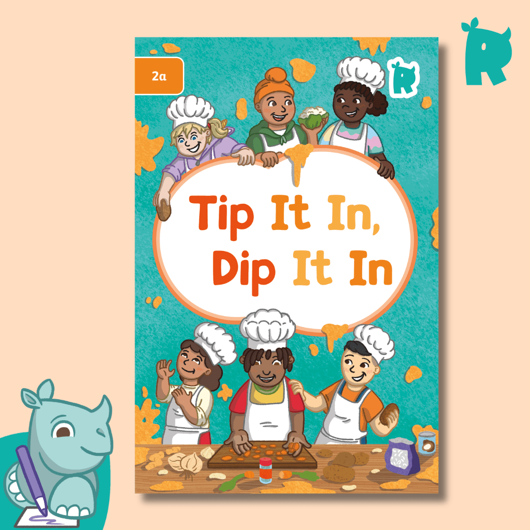 Twinkl Rhino Readers - Tip It In, Dip It In (Level 2a) - Twinkl Educational Publishing