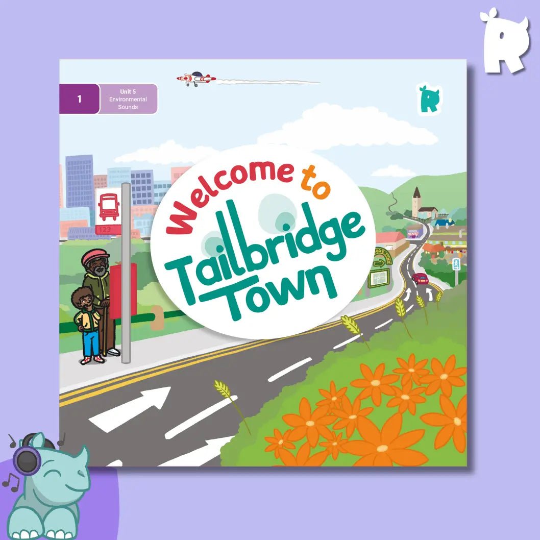 Twinkl Rhino Readers – Welcome to Tailbridge Town (Level 1 / Unit 5) - Twinkl Educational Publishing