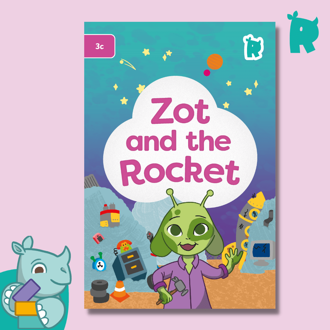 Twinkl Rhino Readers - Zot and the Rocket (Level 3c) - Twinkl Educational Publishing