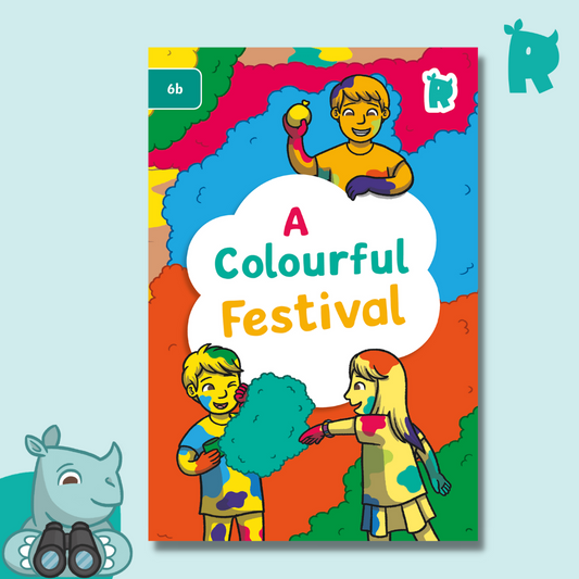 Twinkl Rhino Readers - A Colourful Festival (Level 6b)