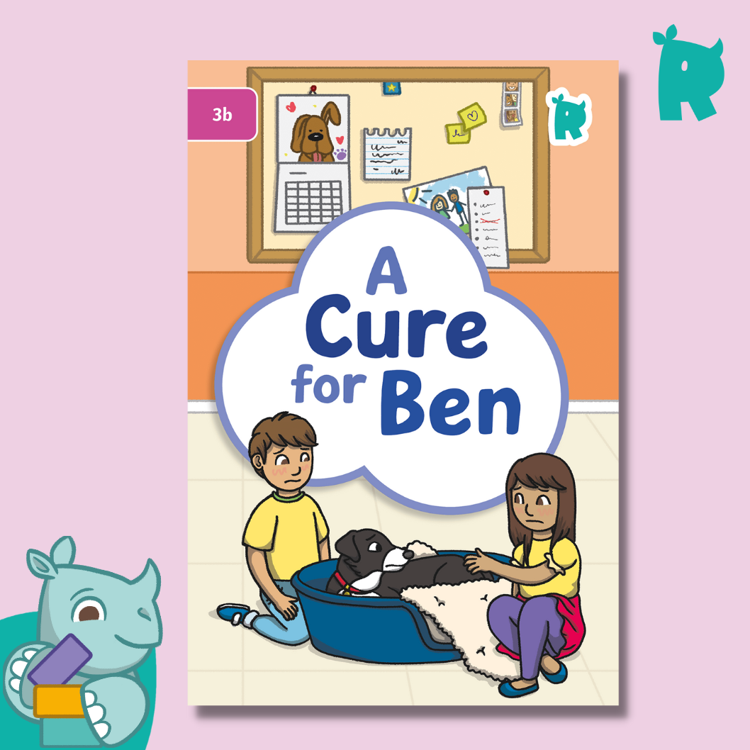 Twinkl Rhino Readers - A Cure for Ben (Level 3b)